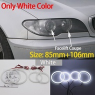 WHITE LED Headlight Angel Demon Eyes Kit Angel Eyes Light For BMW 3 Series E46 Sedan Touring Wagon