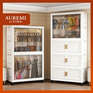 Auremi 55-90cm Cabinet Organizer For Clothes Foldable Storage Cabinet Wardrobe Durabox Megabox