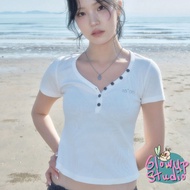 ASON Leaf Button Tee