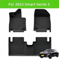 For 2023 Genie 3 Carpet TPE 3D car floor mats Rear Trunk Mat