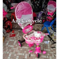 Sepeda Anak Roda Tiga Tricycle Nakami Hello Kitty Tsum Tsum Mickey