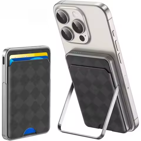 Card Bag Magsafe Power Bank 5000mAh Magnetic Battery with Stand powerbank For iPhone xiaomi wireless