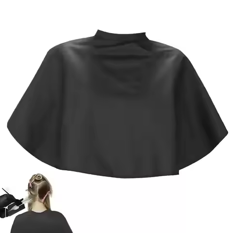 Hair Coloring Cape Waterproof Salon Capes Barber Supplies Adjustable Hair Dying Cape Barber Shop Sha
