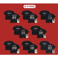 Kpop ATEEZ IN YOUR FANTASY 2025 WORLD TOUR FOOTBALL JERSEY T Short