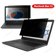 For Macbook Neo 13 Inch 2026 A3404 Privacy Film Anti-spy 13Inch Monitor Screen Anti-peep Notebook Co
