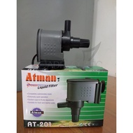 Atman AT-201 POWER HEAD LIQUID FILTER Submersible Water Pump Hydroponic AQUARIUM FILTER