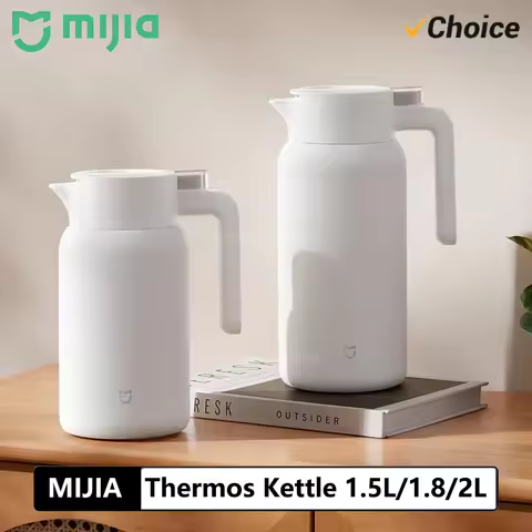 NEW XIAOMI Mijia Thermos Kettle Vacuum Insulated Bottle for Hot/Cold Drinks 1.5/2.0L 60oz Coffee Car