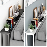 H-Y/ Living Room Sofa Rear Shelf Wall Floor Bedside Book Storage Rack Cabinet Custom Hallway Shelf Long Narrow Shelf 8WN