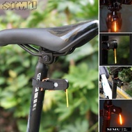 SIMULR Bike Light, Chargeable Ultra Bright Led Bike Tail Light, Durable Night Riding Lights Bicycle Accessories Running Water Pilot Lights Bicycle