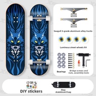 XTEP | Beginner Friendly Skateboard Four Wheel Dual Rocker Skateboard