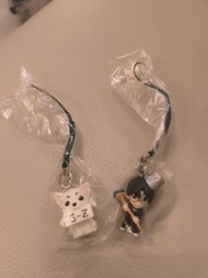 全新 絕版 銀魂 銀時 扭蛋 定春 新八