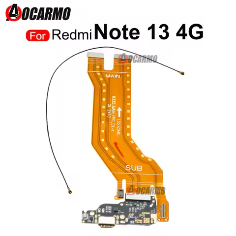 Main Board Connection Charging Port Flex Cable For Xiaomi Redmi Note13 4G Fingerprint Flex Signal An