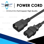 1.8M/3Meter C14 To C15 Power Cord