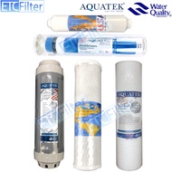 ชุดไส้กรอง Aquatek และ ULTRATEK RO 50 GPD 75 GPD85 GPD 100 GPD 150 GPD 500 GPD