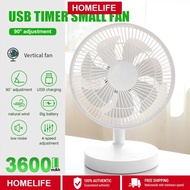PK0 [SG Stock] USB Fan Desktop Fan Table Fan Rechargeable Mini Fan Folding USB Fan Portable Fan For 