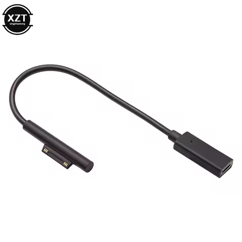 0.2M USB C Type C 15V 3A Power Supply Charger Adapter for Microsoft Surface Pro 6/5/4 Go PD Laptop C
