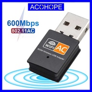 Afope Adapter WiFi USB Dongle Receiver Transmitter Dual Band 600Mbps - CN-600