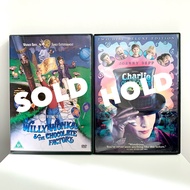 📀🍫 Charlie and the Chocolate Factory American Musical Fantasy Film Movie DVD Set : Willy Wonka and t