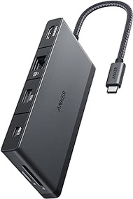 Anker 552 [USB]-[C] [Hub] (9-in-1) with 100W Power Delivery, [4K]@30Hz [HDMI], 4 [USB]-[C] and [USB]-A Data Ports, Ethernet and SD/microSD [C]ard Slot for MacBook, HP, Dell Laptops, and More