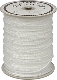 KANEYA K-1715WH Line Rope, 0.1 inch (3 mm), 688.4 ft (200 m), White