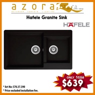 Hafele Double Bowl Granite Sink 570.37.390