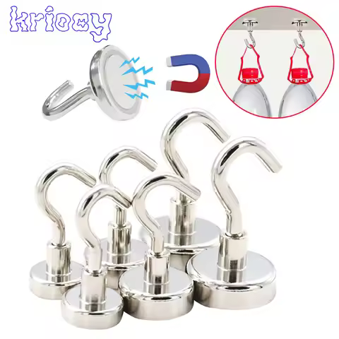 Powerful Magnetic Hook Strong Magnet Hook Wall-mounted Hanger Hook Key Hanging Hanger For Home Kitch