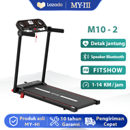 MH Treadmill listrik watt rendah M10 BB 260kg Treadmill Portabel listrik lipat Walking Pad Running