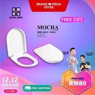 12.12 Mocha Italy - 10.10 Toilet Seat Cover | Premium Washroom Bathroom Water Closet Jamban Tandas Duduk Mangkuk