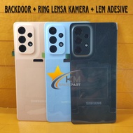 Backdoor Cover Samsung A53 Rear Casing Cover Blackcover