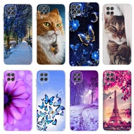 For Samsung Galaxy A12 Case Soft Slim Cute Cat Butterfly Phone Cover For Samsung A12 Casing 6.5''