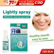 GEEBON Toothache Spray Pain Relief Oral Spray Toothache Drops for Adult 35ml