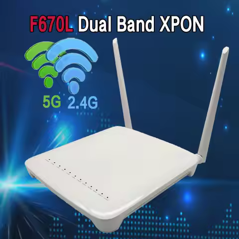 F670L Dual band XPON 4GE+2usb 5G WIFI 2.4G ONU Gpon Fiber modem FTTH EPON ONT English Firmware Termi