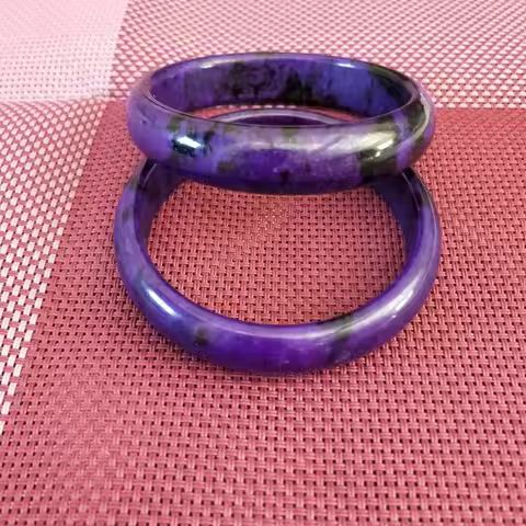 Violet Hand Lady Jade Bracelet Shujulai Bracelet Peach Blossom Jade Gift bracelet for women bangles 