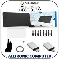 XP-Pen Deco 01 V2 Drawing tablet ( Support Android device) / XPPEN XP PEN / 1YR WARRANTY