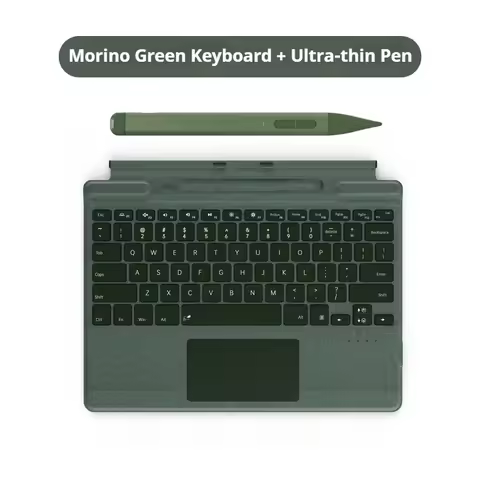 Word Backlit Bluetooth Keyboard for Microsoft Surface Pro11 10 9 8 X Russian Spanish Arabic Portugue