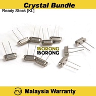 Crystal Oscillator Bundle 16Mhz 32.768Khz 8Mhz 12Mhz 20Mhz