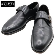 Edward Green 44735 82 Last Monk Strap Leather Shoes, Size 6 1/2 (Pre-owned)