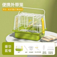 鸚鵡外帶籠/便攜小鳥籠/虎皮玄鳳珍珠鳥外出包/倉鼠蜜袋鼯手提外出籠/寵物用品【平行進口】