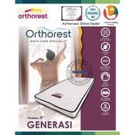 Dunlopillo Orthorest Generasi 5 inch Single Mattress Compressed High Density Tilam Bujang