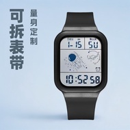 New Multifunctional Spaceman Square Strap Detachable Strap Digital Spaceman Watch#7. 2alyt #