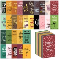 60pcs Daily Affirmation Cards Mini Inspirational Lunch Note Card Motivational Reward CardsPositive A