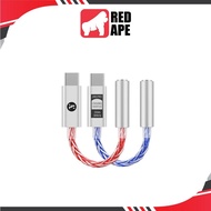 Jcally JM6 Pro, Dongle DAC and Amplifier: Type C/Lightning to 3.5mm, Dual CX31993/MAX97220 Chips DAC