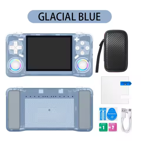 XF35H Open Source Handheld Game Console 3.5inch iPS Screen Dual Joystick Game Machine Up to 22000+ G