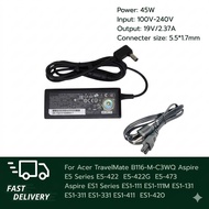 (ประกัน 18 เดือน) สายชาร์จ โน๊ตบุ๊ค Acer Aspire 5 A514-53 A514-54 Swift 3 45W อะแดปเตอร์ สายไฟ มอก. 