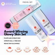 Alluora Glowy Skin Set: MIST Toner, ELIXIR Essence, AURALIGHT Serum