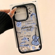 Sentimental Moon Phone Case For iPhone 16 15 14 13 12 11 Pro Max Plus 16E XR XS Max 7 8 Plus Art Ske