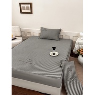 Ice pillowcase with modern striped pattern, cool ice material SHOP MH2T STORE