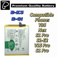 Premium Quality Vivo B-K3 B-G1 Y9S Nex S1 Pro S1-E2 V15 Pro S1 Pro 4500mAh 3700mAh OEM Battery