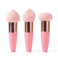 3PCS Span Makeup dengan Pemegang, Span Makeup untuk Foundation, Span Profesional untuk Mengaduk Make