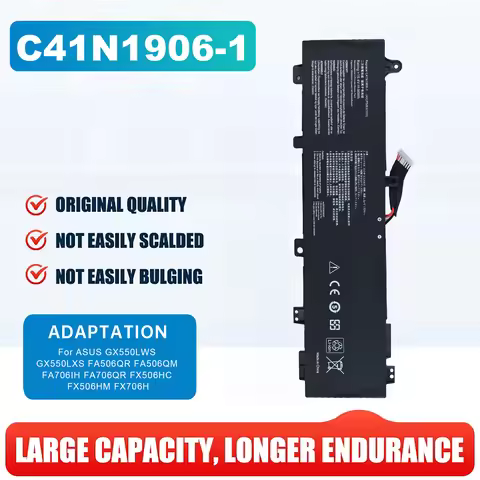 C41N1906 C41N1906-1 Laptop Battery For ASUS GX550LWS GX550LXS FA506QR FA506QM FA706IH FA706QR FX506H